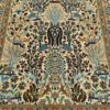 tapis floral iranien fond beige