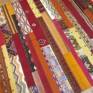 kilim patchwork turc moyenne taille vue laterale