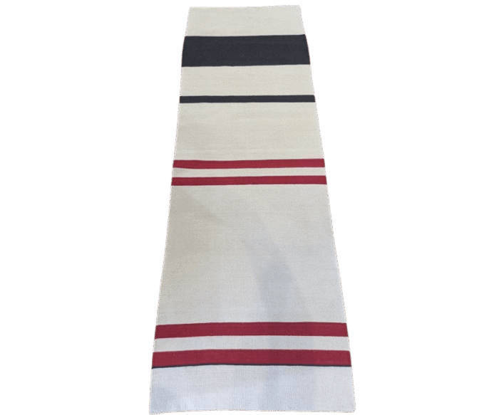 Kilim Moderne Noir et Blanc - Noka (1)