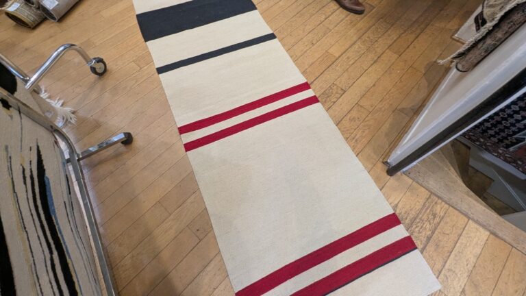 Kilim Moderne Noir et Blanc - Noka (2)