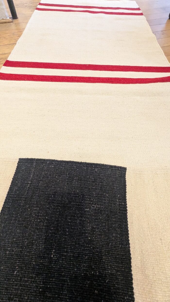 Kilim Moderne Noir et Blanc - Noka (5)