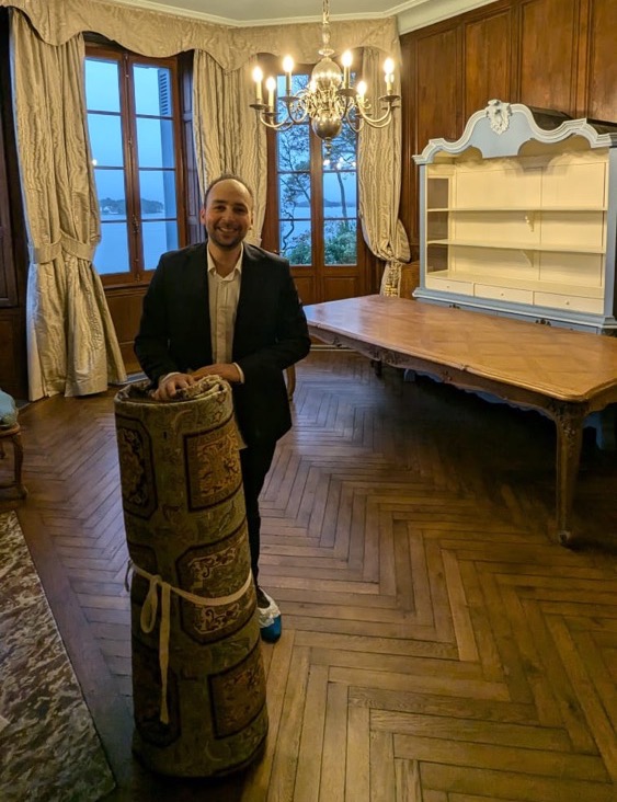 presentation de tapis à domicile