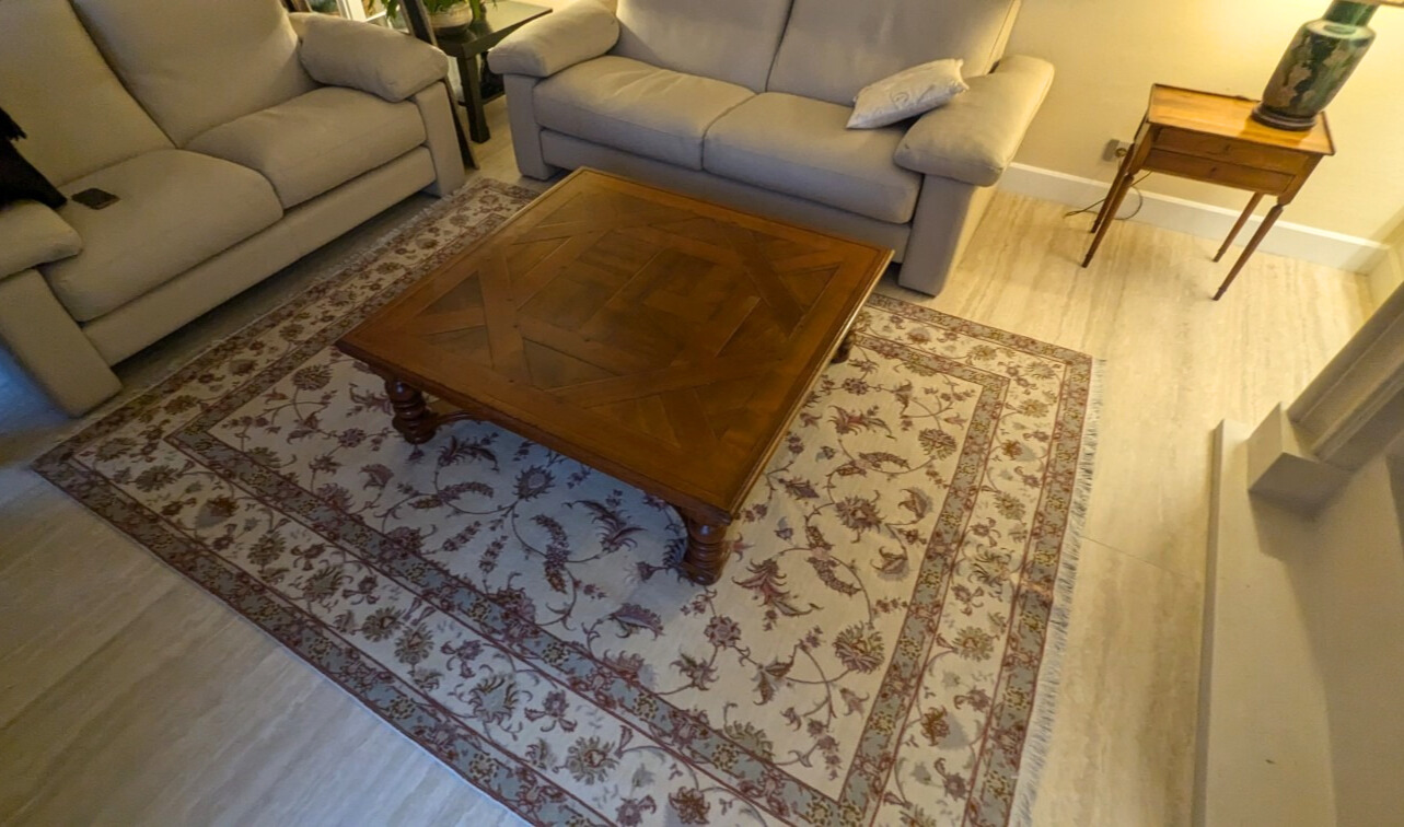 Apporter lumière et raffinement à un salon avec un tapis Tabriz 1