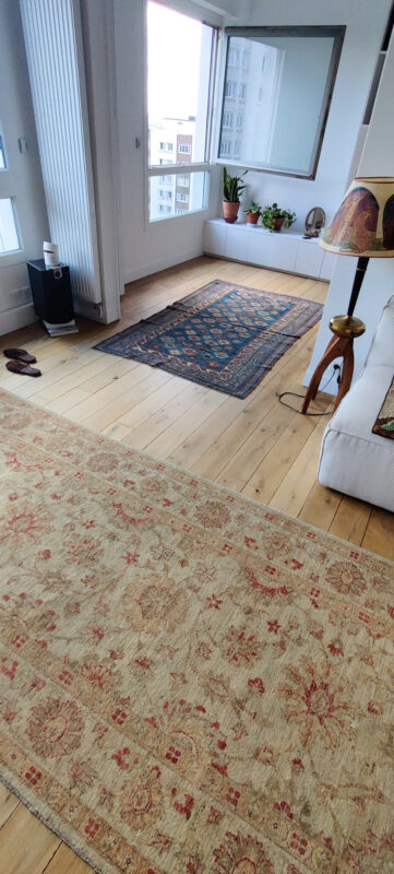 Un jeu de contrastes subtil entre tradition et douceur avec un tapis Ziegler 1