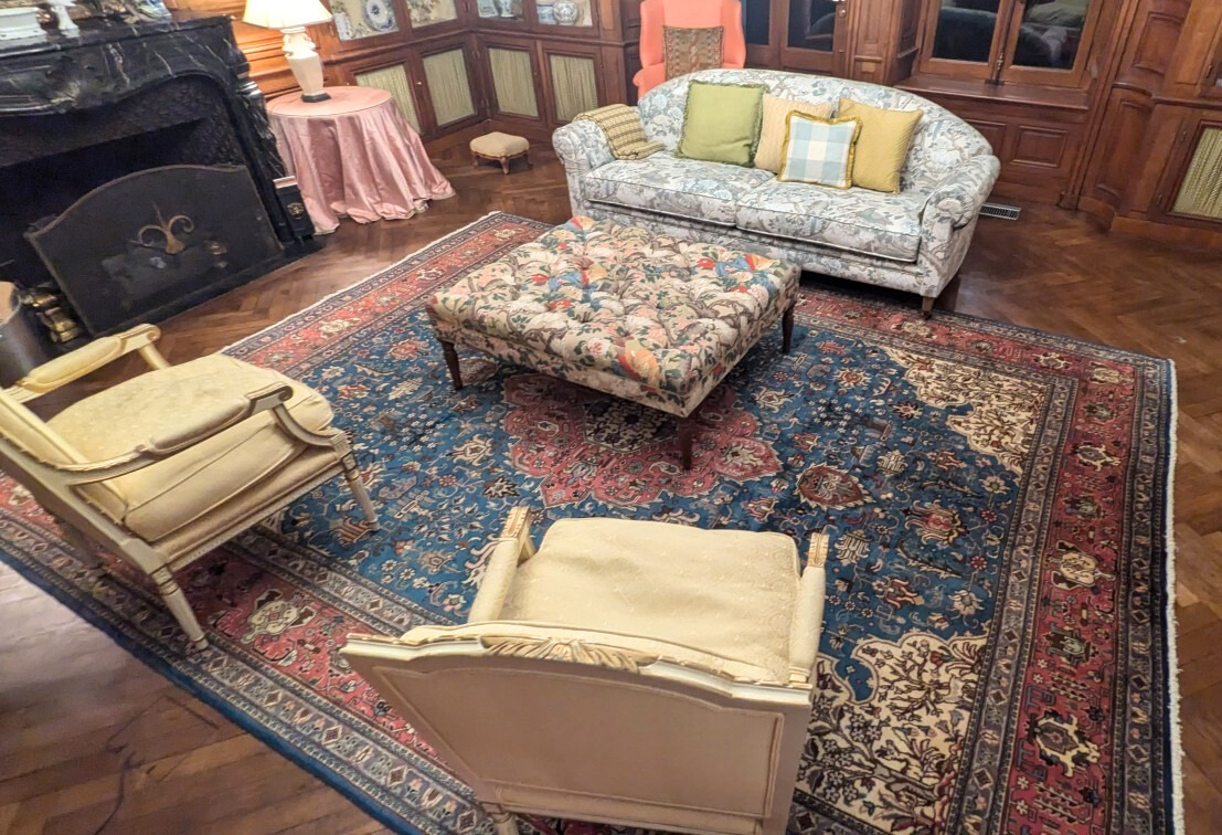 Magnifier un manoir breton avec un tapis Tabriz d'exception 1