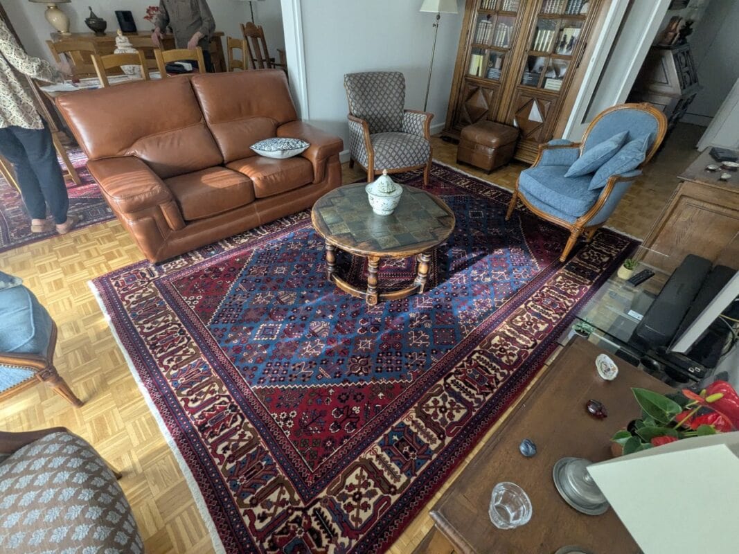 Apporter de la profondeur à un salon classique avec un tapis Meymeh 1