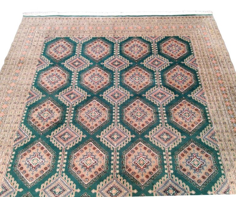 Tapis Kachgar Turkestan 3 vert